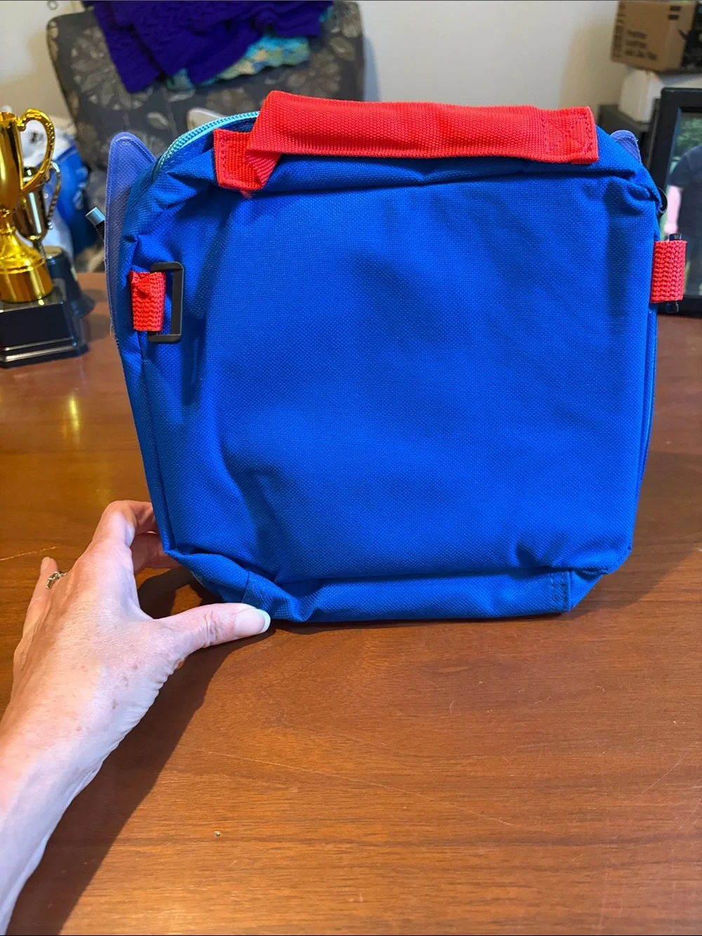 Kids Character Lunch Bag - Blue & Red Paw Patrol Design